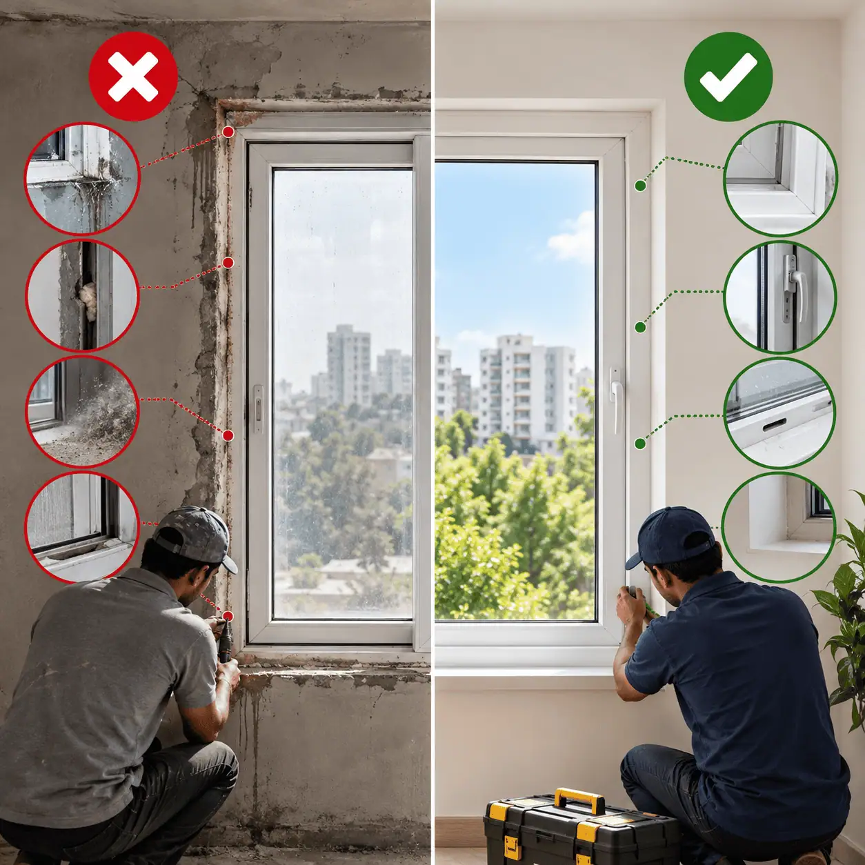 Buying Good uPVC Windows? Don’t Let These 7 Installation Mistakes Ruin Them